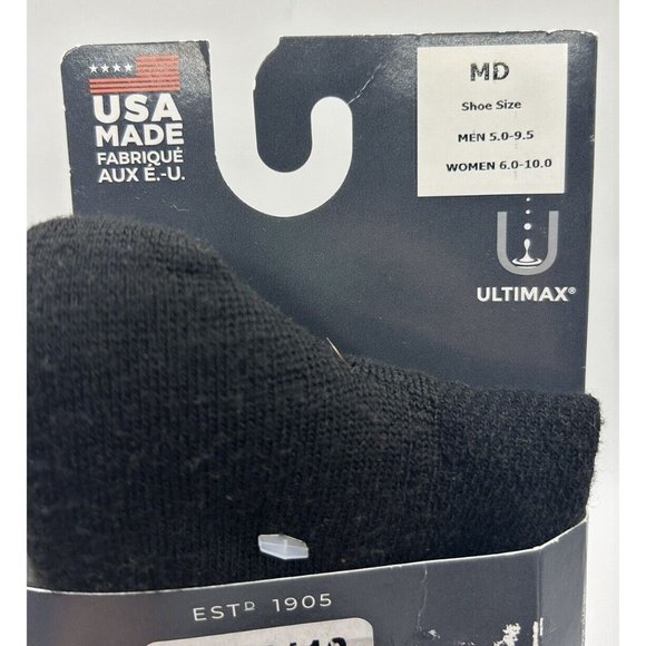 Wigwam Tactical Hot Weather Dress Socks Uniform Medium Black Moisture Control - Picture 4 of 5